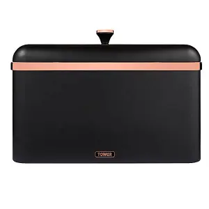 Tower Cavaletto Bread Bin Black