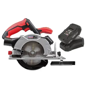 Sealey 20V 2Ah SV20 Series Diameter 150mm Circular Saw Kit Lighweight CP20VCSKIT1