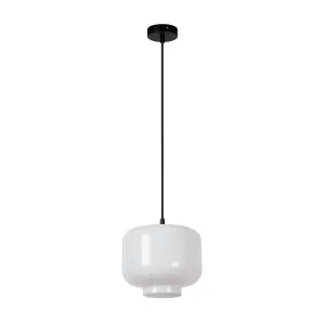 Lucide Medine Modern Pendant Light 25cm - 1xE27 - Opal