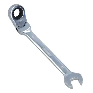 12mm Metric Flexi Head Ratchet Combination Spanner Wrench 72 Teeth