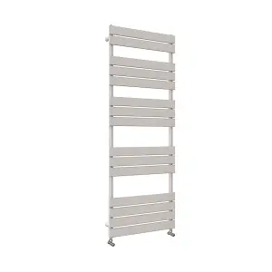 Designer Vertical White Single Panel Towel Radiator (H) 1600mm x (W) 600mm, 3596 BTU.