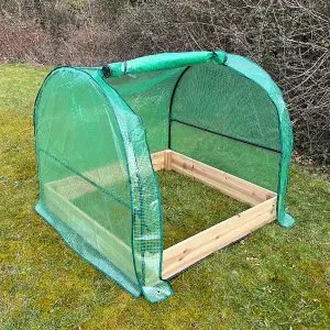 Grow Tunnel for Raised Vegetable Bed (125cm x 125cm x 100cm)