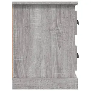 Berkfield TV Cabinet Grey Sonoma 102x35.5x47.5 cm Engineered Wood