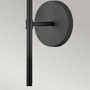 Luminosa Hinkley Hollis Bathroom Wall Lamp Black, IP44