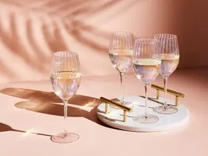 Set of 4 Wine Glasses MORGANITE Transparent