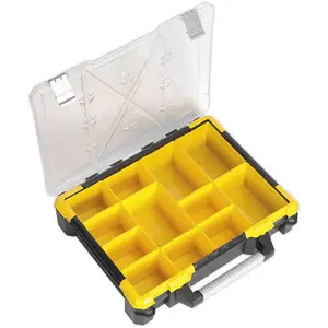 12 Compartment Parts Storage Case 490 x 425 x 110mm for Tools and Components