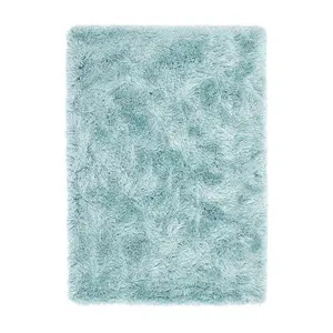 Extravagance Haze Shaggy Cushion by Origins-43cm X 43cm