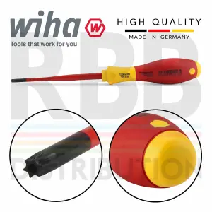 Wiha Torx Screwdriver T20H SlimFix Fit SoftFinish VDE Electrician Security 41143