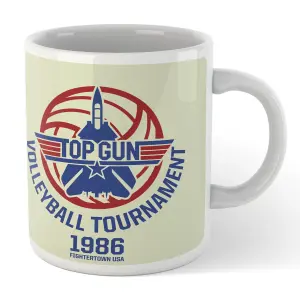 Official Top Gun Volleyball Tournament 1986 Mug 100% Ceramic, Dishwasher Safe