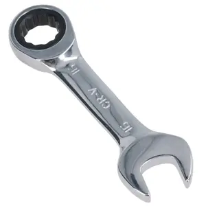 16mm Stubby Ratchet Combination Spanner Metric Wrench 72 Teeth SPN09