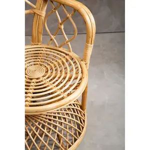 Interiors by Premier Java Natural Rattan Curved Chair