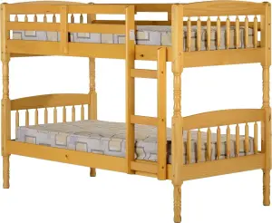 ALBANY 3FT PINE WOOD BUNK BED FRAME SPLITS IN TWO BEDS