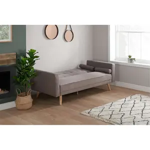 Birlea Ethan Large Sofa Bed In Grey Fabric