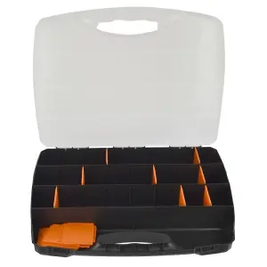 Large Divided Compartment Organiser Work Plastic Case Box Holder Storage CN03