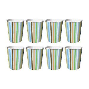 Paper Art 266ml Party Cup (Pack of 8) Multicoloured (One Size)