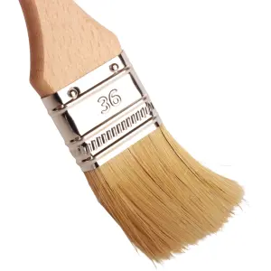 Paint Brush for a Smooth Finish Painting with Emulsion, Gloss, Satin Paints on Walls, Ceilings, Wood, Metal - 36 mm