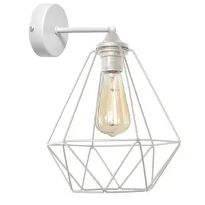 Luminosa Karo Wall Lamp White 25cm