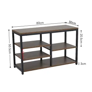 Multi-tiered Shoe Rack Industrial Shoe Storage Organizer