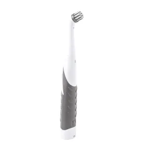 Super Sonic Scrubber - Battery Powered Bathroom or Kitchen Cleaning Tool with 4 Brush Heads for All Surfaces - L31 x 4.5cm Dia