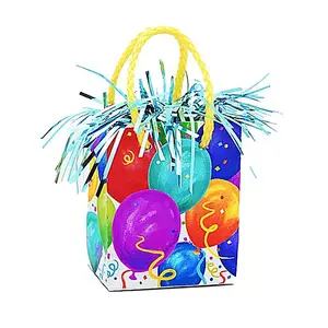 Unique Party Gift Bag Festival Balloon Weight Multicoloured (One Size)