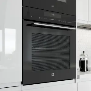 GoodHome GHMOVTC72 Built-in Single Multifunction Oven - Gloss black