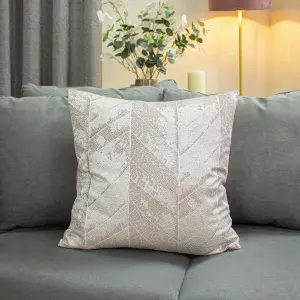 Ashley Wilde Myall Jacquard Leaf Polyester Filled Cushion