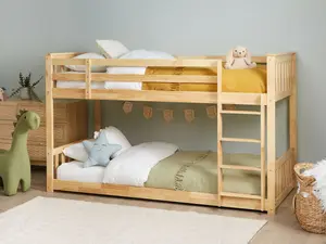 Wooden EU Single Size Bunk Bed Light LAZER