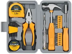 Hi-Spec 24-Piece Compact Home &Office DIY Hand Tool Kit Set For Household Repair