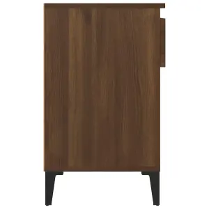 Berkfield Shoe Cabinet Brown Oak 102x36x60 cm Engineered Wood