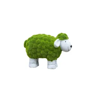 Moss Effect Sheep Garden Ornament