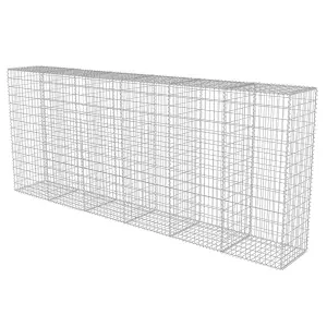 Berkfield Gabion Wall with Covers Galvanised Steel 300x50x150 cm