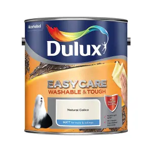 Dulux Easycare Washable & Tough Natural calico Matt Wall & ceiling Emulsion paint, 2.5L