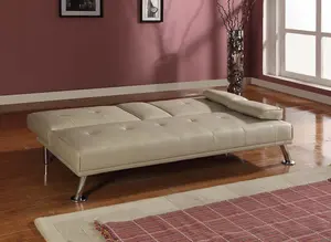 Comfy Living Verona Sofa Bed in Cream