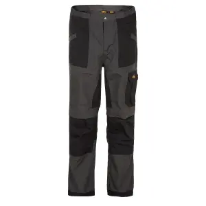 Site Black & grey Men's Multi-pocket trousers, W36" L32"