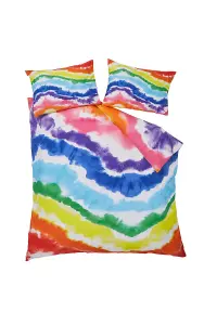 Tie Dye Duvet Cover Set, 100% Cotton