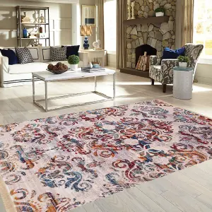 Rainbow Boho Abstract Rug - Kansas