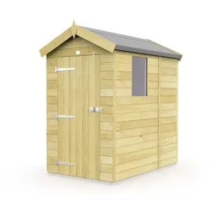 4ft x 5ft Apex Shed - Single Door with Windows