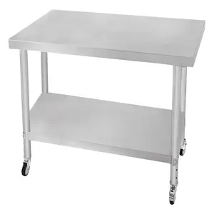 Catering Workbench Table - 90cm x 76cm x 86cm