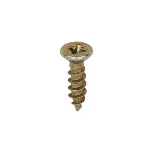 TIMCO Classic Multi-Purpose Reduced Head Countersunk Gold Piano Hinge Woodscrews - 3.0 x 12 (200pcs)