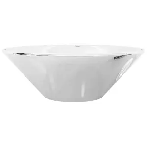 Berkfield Wash Basin 42x14 cm Ceramic Silver