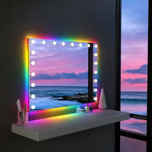 Odel Rectangle LED Aluminium Mirror