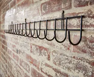 House of Home Tool & Garden Storage Rack Metal Wall Hanging Shed Hooks For Gardening Tools