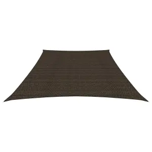 Berkfield Sunshade Sail 160 g/m2 Brown 4/5x3 m HDPE