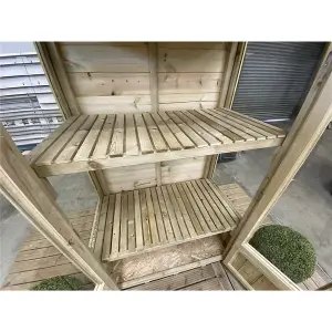 9 X 2 Pressure Treated Tongue And Groove Apex Mini Greenhouse