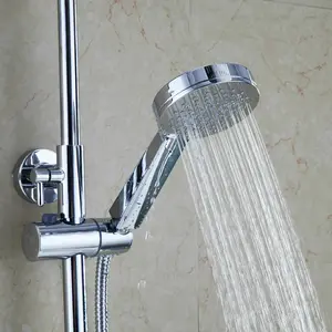 Nes Home Lura Round Modern Exposed Thermostatic Dual Control Twin Shower Mixer Head