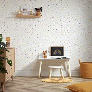 Spots And Dots Wallpaper In Multicoloured