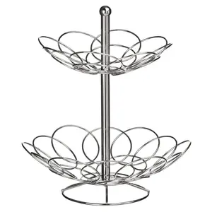 31 cm Fruit Basket in Chrome