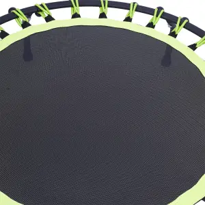 40in Bungee Cords Round Trampoline in Green for Indoor Outdoor