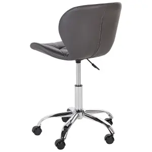 Desk Chair Graphite Grey VALETTA