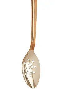 Maison by Premier Freya Shiny Copper Finish Slotted Spoon